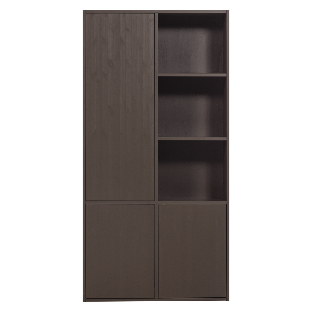 MEGGY STORAGE CABINET LEFT 108 CM PINE MID BROWN [fsc]