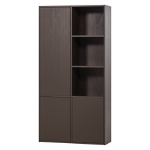 Laden Sie das Bild in den Galerie-Viewer, MEGGY STORAGE CABINET LEFT 108 CM PINE MID BROWN [fsc]