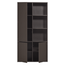 Laden Sie das Bild in den Galerie-Viewer, MEGGY STORAGE CABINET LEFT 108 CM PINE MID BROWN [fsc]