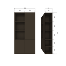 Load image into Gallery viewer, MEGGY STORAGE CABINET RIGHT 108 CM PINE MID BROWN [fsc]