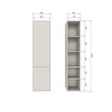 Laden Sie das Bild in den Galerie-Viewer, MEGGY SMALL STORAGE CABINET 55 CM PINE DUST [fsc]