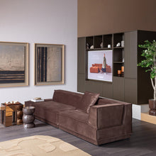 Laden Sie das Bild in den Galerie-Viewer, MEGGY TV STORAGE CABINET 160 CM PINE MID BROWN [fsc]