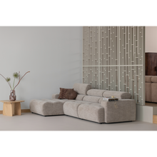 Laden Sie das Bild in den Galerie-Viewer, NOVI CHAISE LONGUE SOFA LEFT NATURAL MELANGE