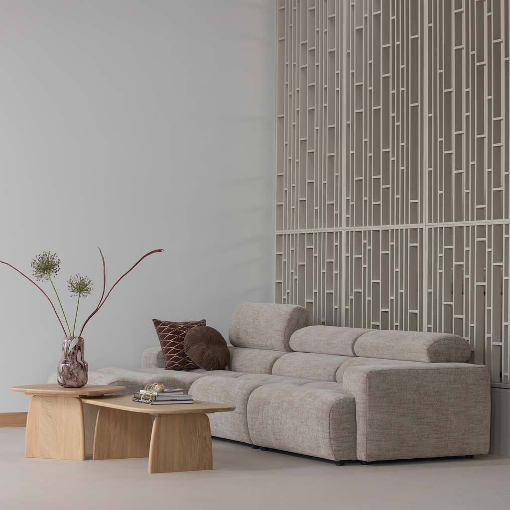 NOVI CHAISE LONGUE ELEMENT LEFT NATURAL MELANGE
