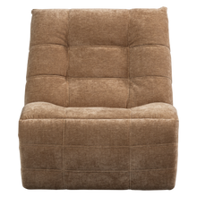 Cargar imagen en el visor de la galería, HEIN RECLINER ELECTRIC WOVEN RIB FABRIC LIGHT BROWN