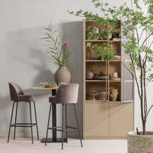 Load image into Gallery viewer, VOGUE BARSTOOL 80CM BOUCLE NOUGAT