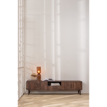 Laden Sie das Bild in den Galerie-Viewer, LIYA TV UNIT 200 CM MANGO WOOD DARK BROWN