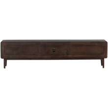 Laden Sie das Bild in den Galerie-Viewer, LIYA TV UNIT 200 CM MANGO WOOD DARK BROWN