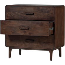 Carica l'immagine nel visualizzatore di Gallery, LIYA CABINET WITH DRAWERS MANGO WOOD DARK BROWN