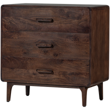 Carica l'immagine nel visualizzatore di Gallery, LIYA CABINET WITH DRAWERS MANGO WOOD DARK BROWN