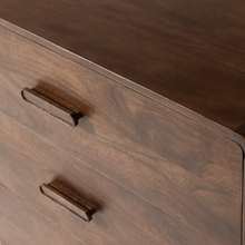 Carica l'immagine nel visualizzatore di Gallery, LIYA CABINET WITH DRAWERS MANGO WOOD DARK BROWN
