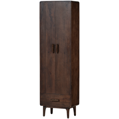 LIYA HIGH CABINET MANGO WOOD DARK BROWN