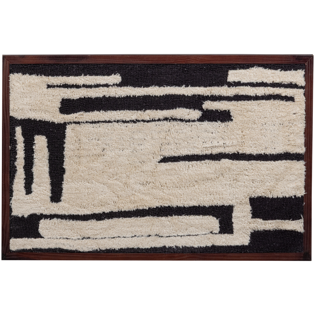 ANKA WALL DECO COTTON BLACK/WHITE