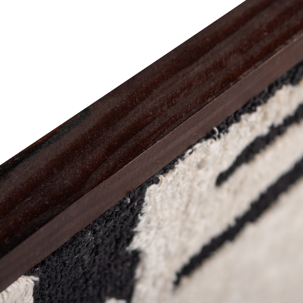 ANKA WALL DECO COTTON BLACK/WHITE