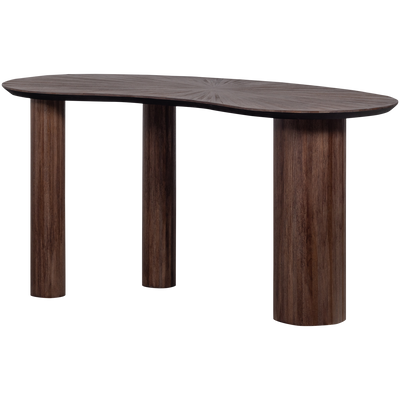 SUN ORGANIC SIDETABLE/DESK RECYCLED TEAK BROWN
