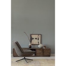 Cargar imagen en el visor de la galería, MILARO SWIVEL ARMCHAIR BROWN MELANGE