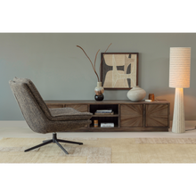 Charger l'image dans la galerie, MILARO SWIVEL ARMCHAIR NATURAL MELANGE