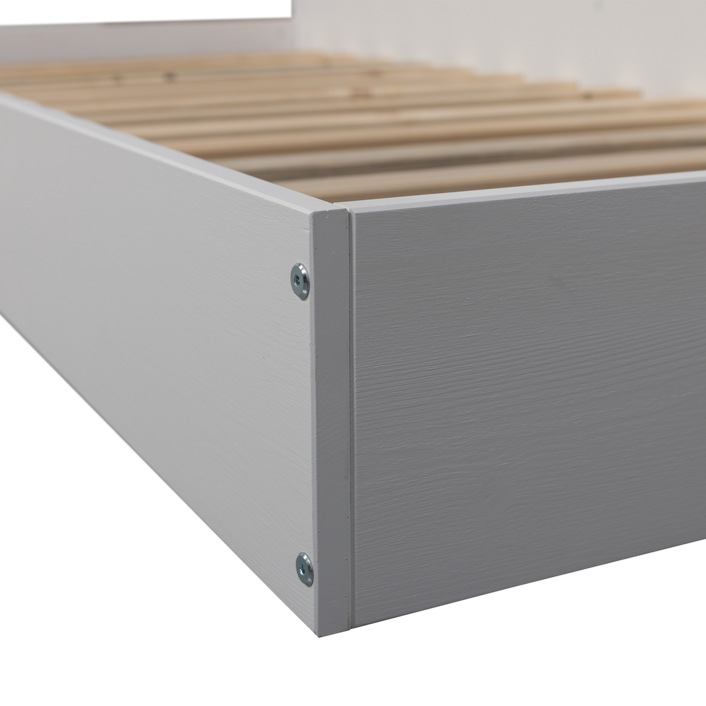 CARTER CORNER BED PINE WHITE [fsc]