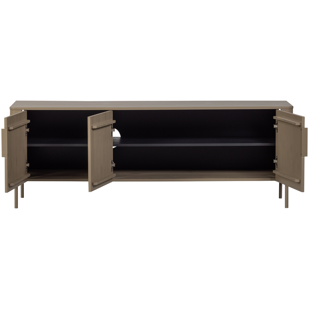 GUNNAR TV UNIT 154CM PINE MUD [fsc]