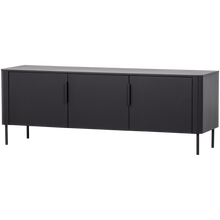 Charger l'image dans la galerie, GUNNAR TV UNIT 154CM PINE MATTE BLACK [fsc]