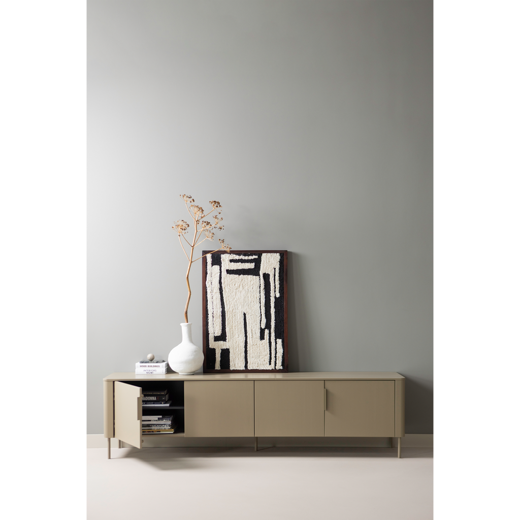 GUNNAR TV UNIT 200 CM PINE MUD [fsc]
