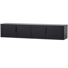 Laden Sie das Bild in den Galerie-Viewer, GUNNAR TV UNIT 200 CM MATT BLACK [fsc]