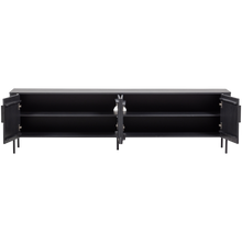 Laden Sie das Bild in den Galerie-Viewer, GUNNAR TV UNIT 200 CM MATT BLACK [fsc]