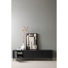 Laden Sie das Bild in den Galerie-Viewer, GUNNAR TV UNIT 200 CM MATT BLACK [fsc]