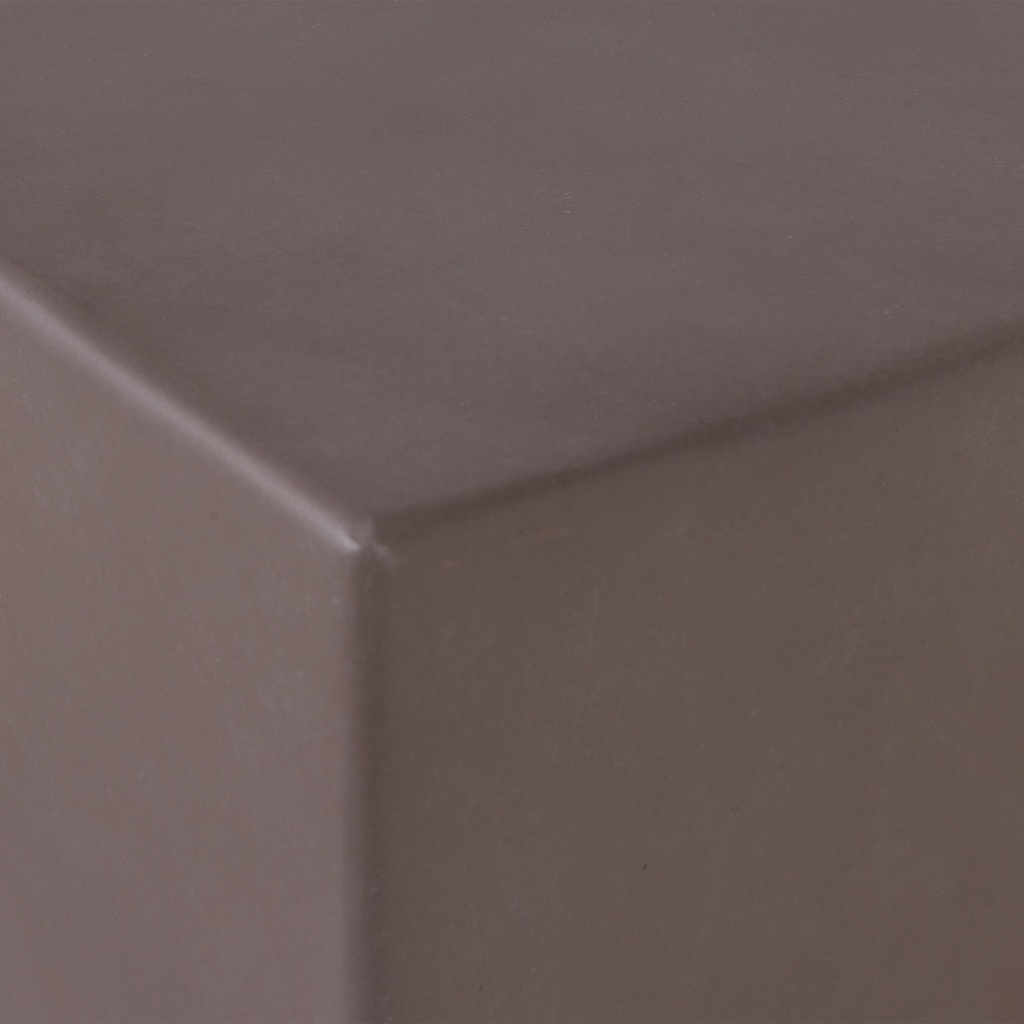 ZINA SIDETABLE LOW CONCRETE LOOK BROWN