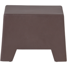Load image into Gallery viewer, ZINA SIDETABLE LOW CONCRETE LOOK BROWN