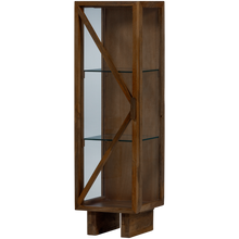 Laden Sie das Bild in den Galerie-Viewer, KELLA 1-DOOR CABINET MANGO WOOD BROWN