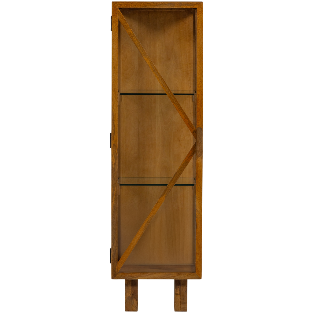 KELLA 1-DOOR CABINET MANGO WOOD NATURAL