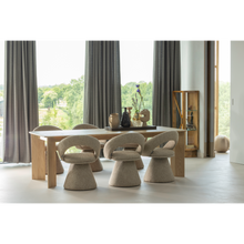 Load image into Gallery viewer, WINTER SWIVEL DINING CHAIR NATURAL MELANGE