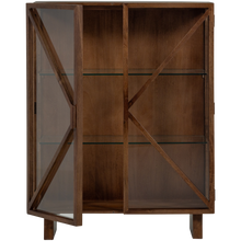 Laden Sie das Bild in den Galerie-Viewer, KELLA 2-DOORS CABINET MANGO WOOD BROWN