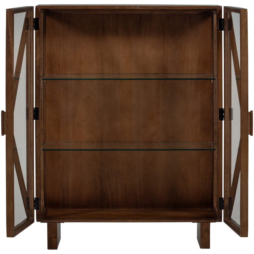 KELLA 2-DOORS CABINET MANGO WOOD BROWN