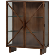 Laden Sie das Bild in den Galerie-Viewer, KELLA 2-DOORS CABINET MANGO WOOD BROWN
