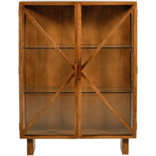 Laden Sie das Bild in den Galerie-Viewer, KELLA 2-DOORS CABINET MANGO WOOD NATURAL