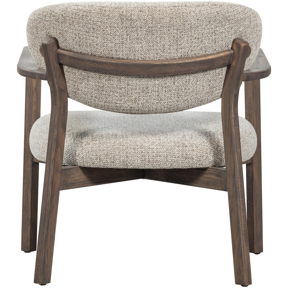 UDAR ARMCHAIR NATURAL WITH WOODEN FRAME BROWN