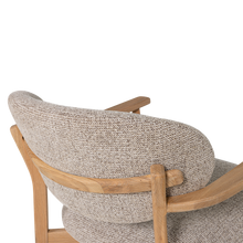 Cargar imagen en el visor de la galería, UDAR ARMCHAIR NATURAL WITH WOODEN FRAME NATURAL