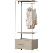 Laden Sie das Bild in den Galerie-Viewer, FERRIS OPEN WARDROBE 70 CM METAL SAND
