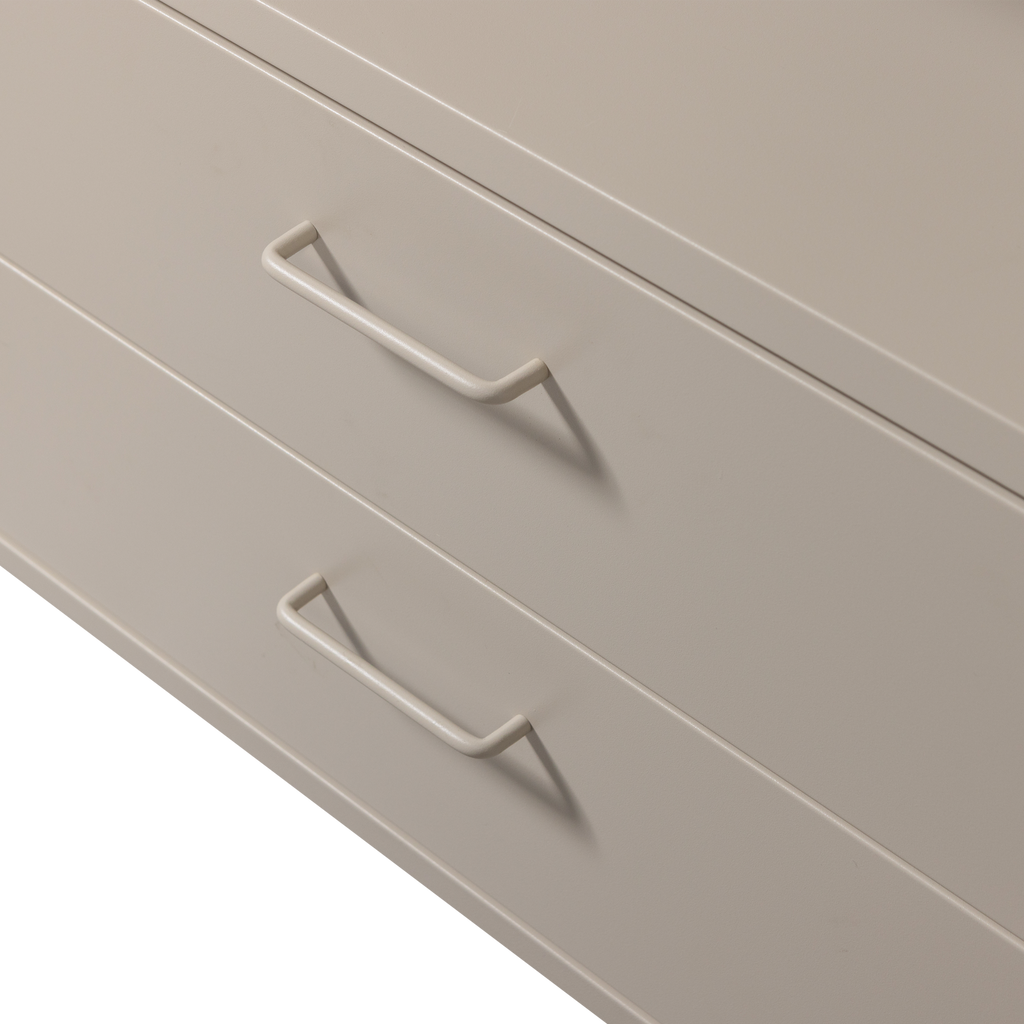 FERRIS OPEN WARDROBE 70 CM METAL SAND