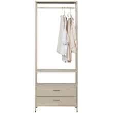 Laden Sie das Bild in den Galerie-Viewer, FERRIS OPEN WARDROBE 70 CM METAL SAND
