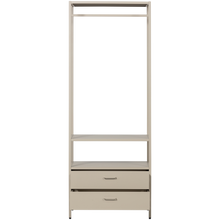 Laden Sie das Bild in den Galerie-Viewer, FERRIS OPEN WARDROBE 70 CM METAL SAND