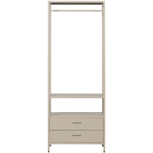 Laden Sie das Bild in den Galerie-Viewer, FERRIS OPEN WARDROBE 70 CM METAL SAND