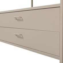 Laden Sie das Bild in den Galerie-Viewer, FERRIS OPEN WARDROBE 100 CM METAL SAND