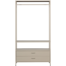 Laden Sie das Bild in den Galerie-Viewer, FERRIS OPEN WARDROBE 100 CM METAL SAND