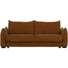 Laden Sie das Bild in den Galerie-Viewer, JONNE 3-SEATER SLEEPING SOFA CHENILLE BROWN