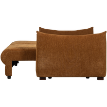 Laden Sie das Bild in den Galerie-Viewer, JONNE 3-SEATER SLEEPING SOFA CHENILLE BROWN
