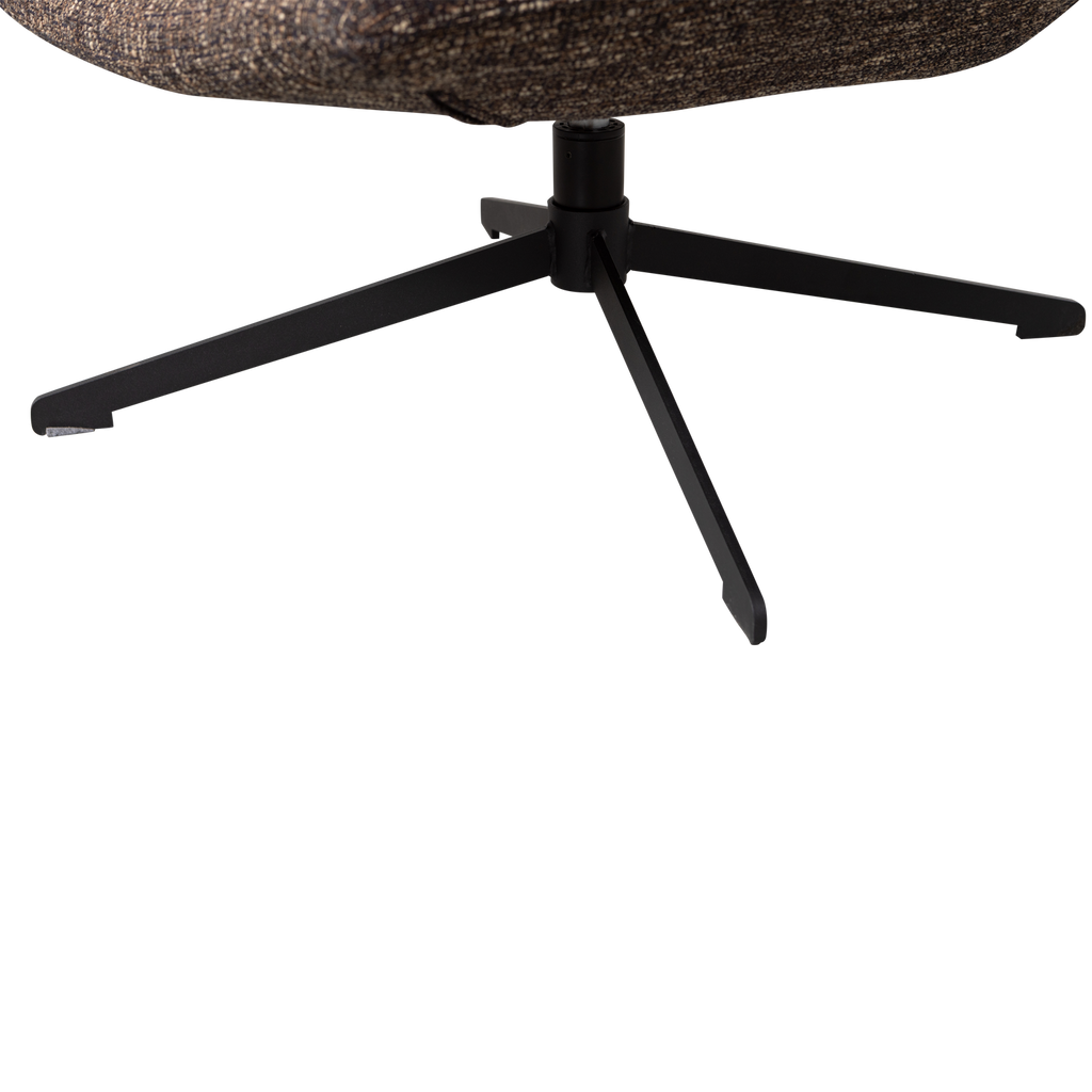 MILARO SWIVEL ARMCHAIR BROWN MELANGE