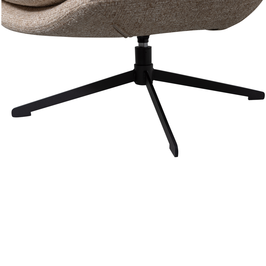 MILARO SWIVEL ARMCHAIR NATURAL MELANGE